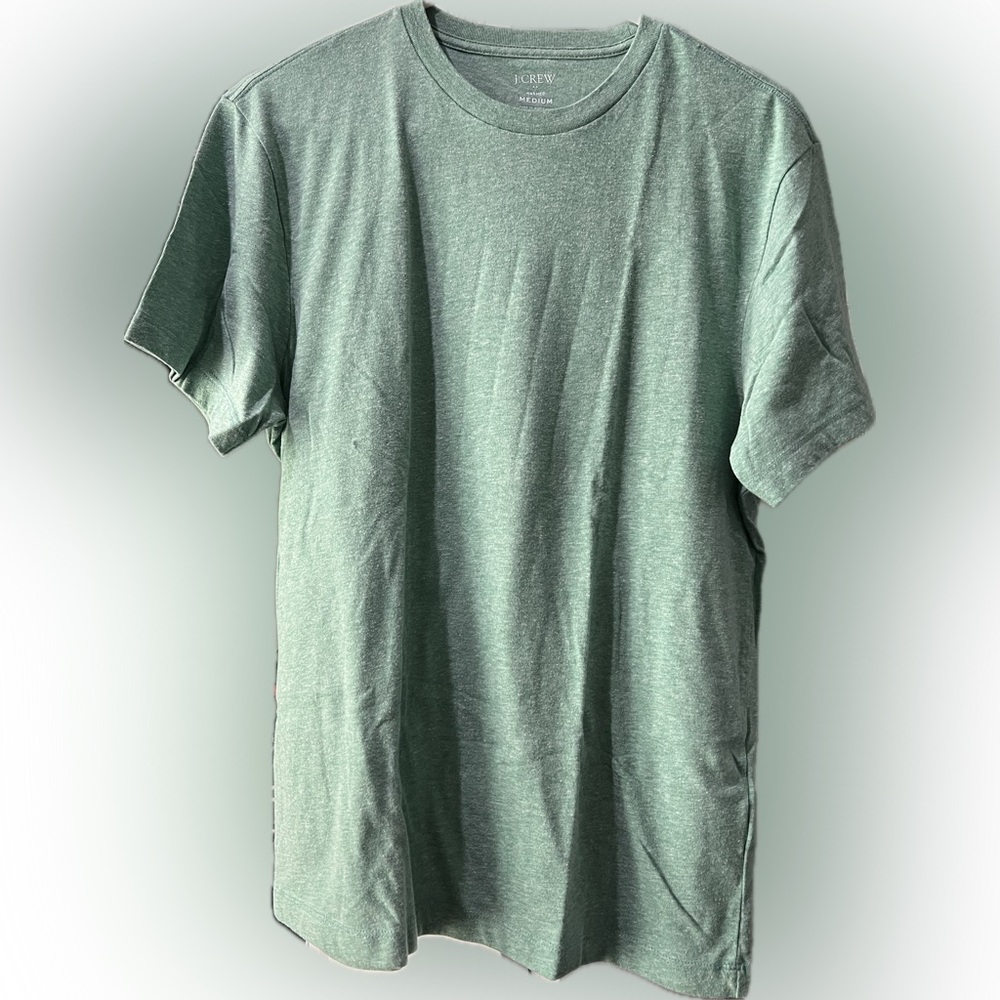 J. Crew Heather Green Short Sleeve Tee